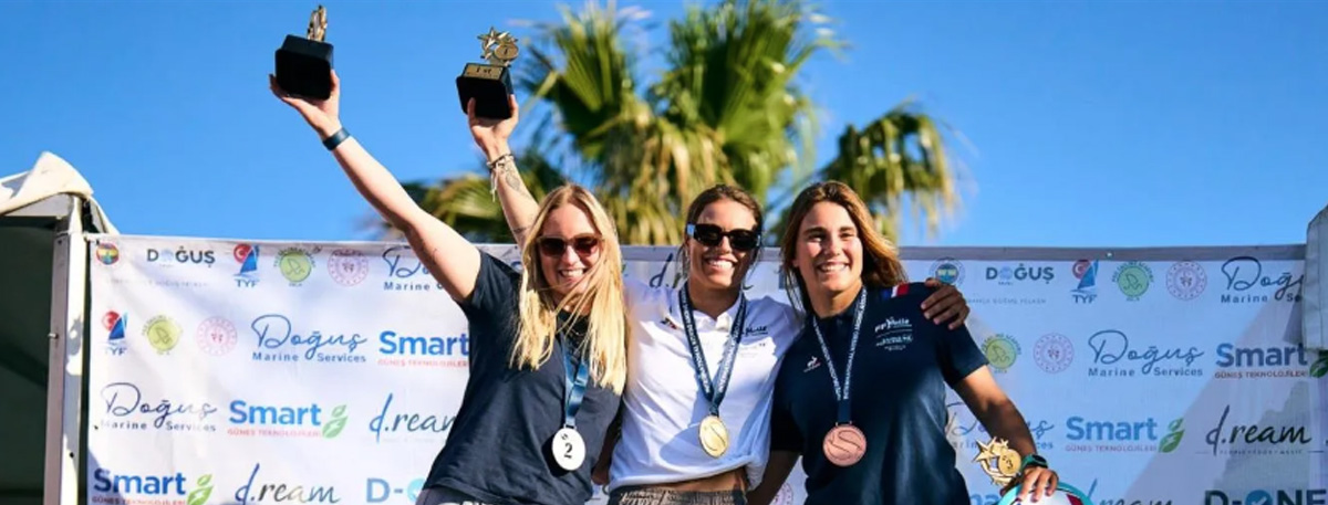 Lauriane Nolot décroche un troisième titre de Championne d’Europe de kitefoil !